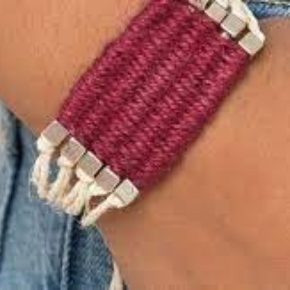 Paparazzi Bracelet ~ Beachology - Red